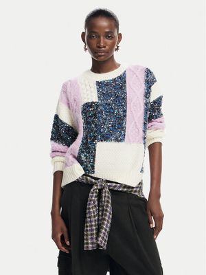 Desigual - Sweter damski ze sklepu: MODIVO w kategorii: Swetry damskie - zdjęcie WP-EBWP-BKLVO-LN0_0000304477508