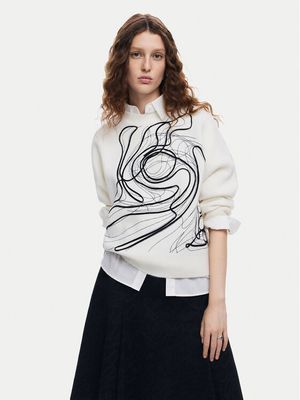 Desigual - Sweter damski na zimę ze sklepu: MODIVO w kategorii: Swetry damskie - zdjęcie WP-EBWP-BKLVO-LN0_0000304477638