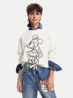 Sweter damski Desigual ze sklepu: MODIVO w kategorii: Swetry damskie - zdjęcie WP-EBWP-BKLVO-LN0_0000304477737