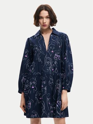 Sukienka Desigual ze sklepu: MODIVO w kategorii: Sukienki - zdjęcie WP-EBWP-BKLVO-LN0_0000304478451