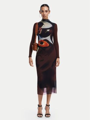 Sukienka wiosenna Desigual ze sklepu: MODIVO w kategorii: Sukienki - zdjęcie WP-EBWP-BKLVO-LN0_0000304478697