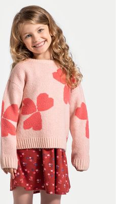 Sweter dziewczęcy wiosenny Coccodrillo ze sklepu: MODIVO w kategorii: Swetry dziewczęce - zdjęcie WP-EBWP-BKLVO-LN0_0000304488665