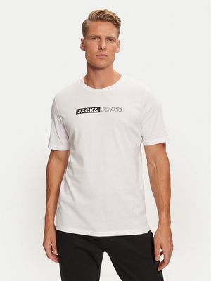 T-shirt męski w stylu młodzieżowym Jack & Jones ze sklepu: MODIVO w kategorii: T-shirty męskie - zdjęcie WP-EBWP-BKLVO-LN0_0000304513794