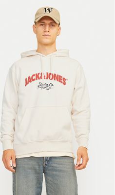 Bluza męska jesienna Jack & Jones ze sklepu: MODIVO w kategorii: Bluzy męskie - zdjęcie WP-EBWP-BKLVO-LN0_0000304516917