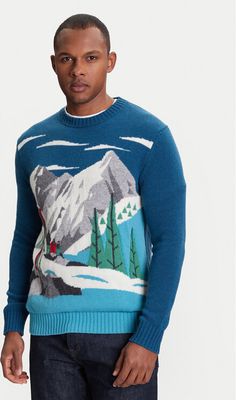 Sweter męski młodzieżowy United Colors Of Benetton ze sklepu: MODIVO w kategorii: Swetry męskie - zdjęcie WP-EBWP-BKLVO-LN0_0000304520679