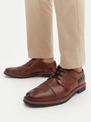 Buty eleganckie męskie na jesień Bugatti ze sklepu: MODIVO w kategorii: Buty eleganckie męskie - zdjęcie WP-EBWP-BKLVO-LN0_0000304523458