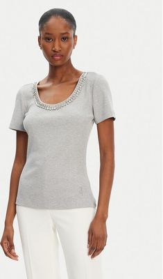 Bluzka damska casual Marciano Guess ze sklepu: MODIVO w kategorii: Bluzki damskie - zdjęcie WP-EBWP-BKLVO-LN0_0000304569050