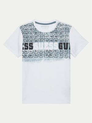 T-shirt chłopięce na lato Guess ze sklepu: MODIVO w kategorii: T-shirty chłopięce - zdjęcie WP-EBWP-BKLVO-LN0_0000304576119