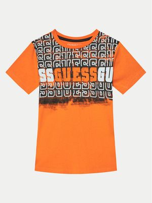 T-shirt chłopięce na lato Guess ze sklepu: MODIVO w kategorii: T-shirty chłopięce - zdjęcie WP-EBWP-BKLVO-LN0_0000304576126