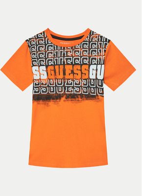 T-shirt chłopięce na lato Guess ze sklepu: MODIVO w kategorii: T-shirty chłopięce - zdjęcie WP-EBWP-BKLVO-LN0_0000304576126