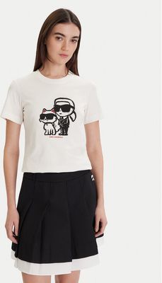 Bluzka damska Karl Lagerfeld ze sklepu: MODIVO w kategorii: Bluzki damskie - zdjęcie WP-EBWP-BKLVO-LN0_0000304578656