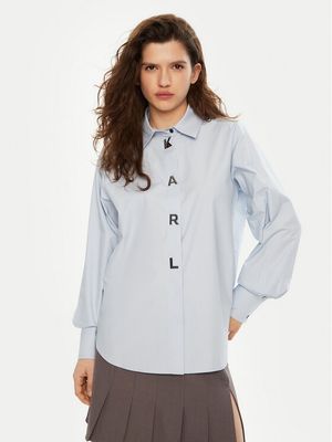 Koszula damska elegancka Karl Lagerfeld ze sklepu: MODIVO w kategorii: Koszule damskie - zdjęcie WP-EBWP-BKLVO-LN0_0000304578724