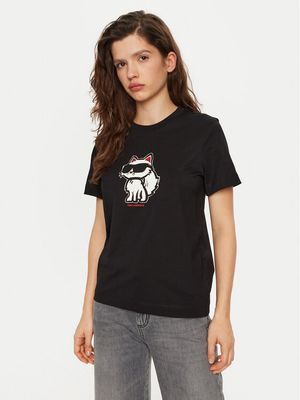 Bluzka damska Karl Lagerfeld ze sklepu: MODIVO w kategorii: Bluzki damskie - zdjęcie WP-EBWP-BKLVO-LN0_0000304579554