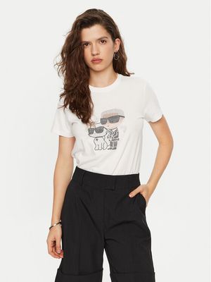 Karl Lagerfeld - Bluzka damska ze sklepu: MODIVO w kategorii: Bluzki damskie - zdjęcie WP-EBWP-BKLVO-LN0_0000304579653