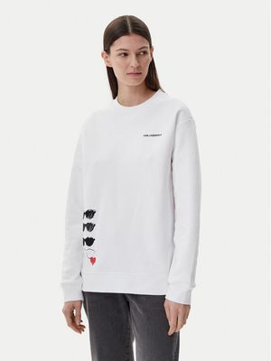 Bluza damska Karl Lagerfeld ze sklepu: MODIVO w kategorii: Bluzy damskie - zdjęcie WP-EBWP-BKLVO-LN0_0000304579868