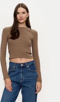 BRAVE SOUL - Bluzka damska casual ze sklepu: MODIVO w kategorii: Bluzki damskie - zdjęcie WP-EBWP-BKLVO-LN0_0000304581632