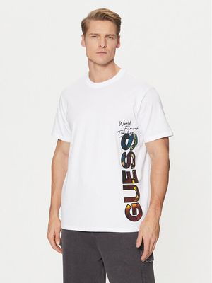 T-shirt męski wiosenny Guess ze sklepu: MODIVO w kategorii: T-shirty męskie - zdjęcie WP-EBWP-BKLVO-LN0_0000304582356