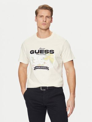 T-shirt męski młodzieżowy wiosenny Guess ze sklepu: MODIVO w kategorii: T-shirty męskie - zdjęcie WP-EBWP-BKLVO-LN0_0000304582431