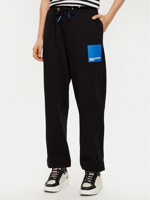 Spodnie damskie jesienne sportowe Karl Lagerfeld Jeans ze sklepu: MODIVO w kategorii: Spodnie damskie - zdjęcie WP-EBWP-BKLVO-LN0_0000304582691