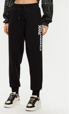 Spodnie damskie jesienne Karl Lagerfeld Jeans ze sklepu: MODIVO w kategorii: Spodnie damskie - zdjęcie WP-EBWP-BKLVO-LN0_0000304582721