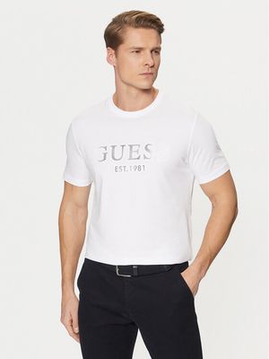 Guess - T-shirt męski wiosenny ze sklepu: MODIVO w kategorii: T-shirty męskie - zdjęcie WP-EBWP-BKLVO-LN0_0000304582738