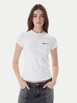 Bluzka damska na wiosnę Karl Lagerfeld Jeans ze sklepu: MODIVO w kategorii: Bluzki damskie - zdjęcie WP-EBWP-BKLVO-LN0_0000304582929