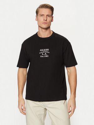Guess - T-shirt męski młodzieżowy ze sklepu: MODIVO w kategorii: T-shirty męskie - zdjęcie WP-EBWP-BKLVO-LN0_0000304582967