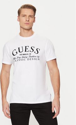 T-shirt męski w stylu młodzieżowym Guess ze sklepu: MODIVO w kategorii: T-shirty męskie - zdjęcie WP-EBWP-BKLVO-LN0_0000304582998