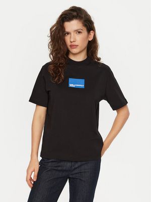 Bluzka damska w stylu młodzieżowym Karl Lagerfeld Jeans ze sklepu: MODIVO w kategorii: Bluzki damskie - zdjęcie WP-EBWP-BKLVO-LN0_0000304583025