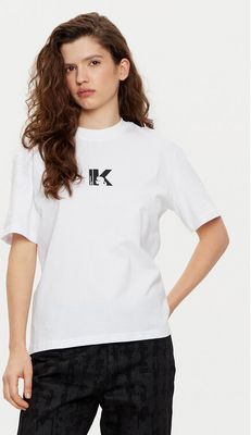 Bluzka damska Karl Lagerfeld Jeans ze sklepu: MODIVO w kategorii: Bluzki damskie - zdjęcie WP-EBWP-BKLVO-LN0_0000304583094