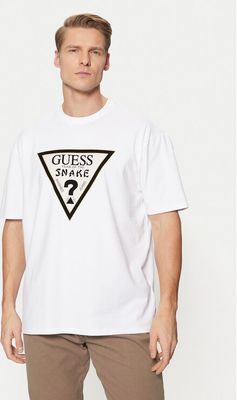 T-shirt męski Guess ze sklepu: MODIVO w kategorii: T-shirty męskie - zdjęcie WP-EBWP-BKLVO-LN0_0000304583520