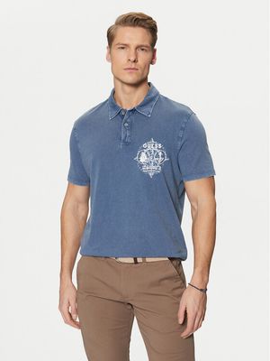 T-shirt męski w stylu młodzieżowym Guess ze sklepu: MODIVO w kategorii: T-shirty męskie - zdjęcie WP-EBWP-BKLVO-LN0_0000304584077