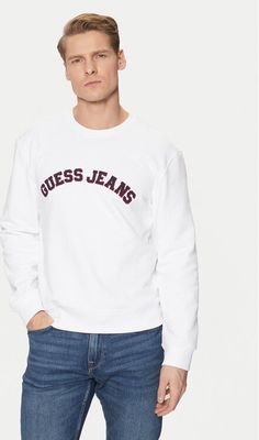Guess Jeans - Bluza męska na jesień ze sklepu: MODIVO w kategorii: Bluzy męskie - zdjęcie WP-EBWP-BKLVO-LN0_0000304584282