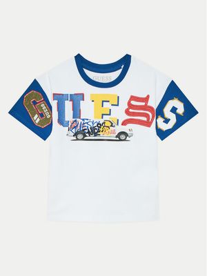 T-shirt chłopięce na lato Guess ze sklepu: MODIVO w kategorii: T-shirty chłopięce - zdjęcie WP-EBWP-BKLVO-LN0_0000304585777