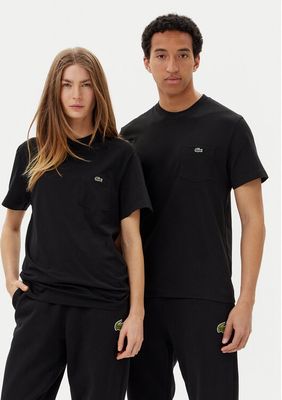 T-shirt męski casual Lacoste ze sklepu: MODIVO w kategorii: T-shirty męskie - zdjęcie WP-EBWP-BKLVO-LN0_0000304585968
