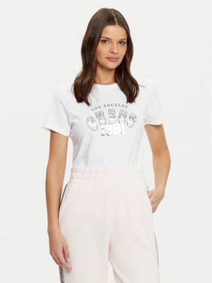 Bluzka damska Guess ze sklepu: MODIVO w kategorii: Bluzki damskie - zdjęcie WP-EBWP-BKLVO-LN0_0000304590160