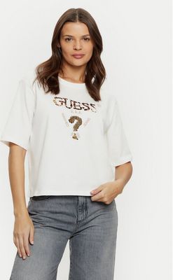 Guess - Bluzka damska wiosenna ze sklepu: MODIVO w kategorii: Bluzki damskie - zdjęcie WP-EBWP-BKLVO-LN0_0000304590849