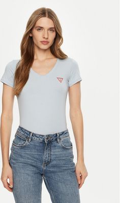 Guess - Bluzka damska ze sklepu: MODIVO w kategorii: Bluzki damskie - zdjęcie WP-EBWP-BKLVO-LN0_0000304591594