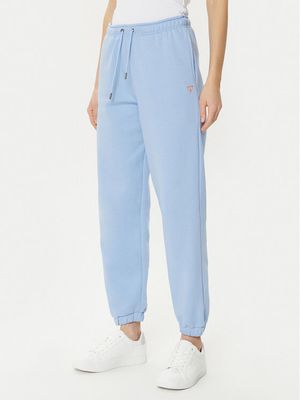 Spodnie damskie sportowe na wiosnę Guess Jeans ze sklepu: MODIVO w kategorii: Spodnie damskie - zdjęcie WP-EBWP-BKLVO-LN0_0000304592447