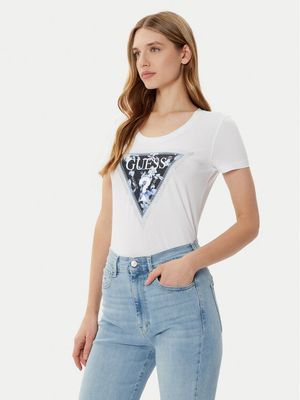 Guess - Bluzka damska wiosenna ze sklepu: MODIVO w kategorii: Bluzki damskie - zdjęcie WP-EBWP-BKLVO-LN0_0000304595004