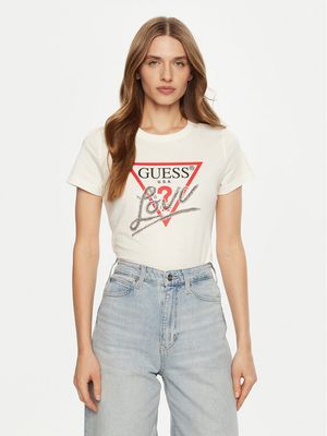 Bluzka damska wiosenna Guess ze sklepu: MODIVO w kategorii: Bluzki damskie - zdjęcie WP-EBWP-BKLVO-LN0_0000304595158