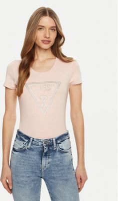 Bluzka damska Guess ze sklepu: MODIVO w kategorii: Bluzki damskie - zdjęcie WP-EBWP-BKLVO-LN0_0000304595196