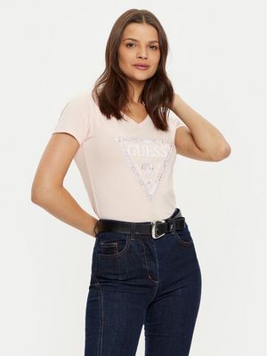 Bluzka damska wiosenna Guess ze sklepu: MODIVO w kategorii: Bluzki damskie - zdjęcie WP-EBWP-BKLVO-LN0_0000304595301