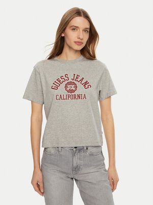 Bluzka damska w stylu młodzieżowym Guess Jeans ze sklepu: MODIVO w kategorii: Bluzki damskie - zdjęcie WP-EBWP-BKLVO-LN0_0000304595509