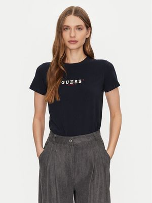 Bluzka damska na wiosnę Guess Jeans ze sklepu: MODIVO w kategorii: Bluzki damskie - zdjęcie WP-EBWP-BKLVO-LN0_0000304595592