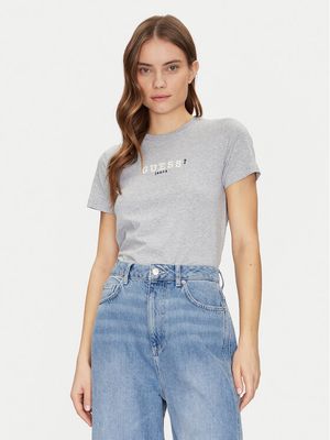 Bluzka damska casual Guess Jeans ze sklepu: MODIVO w kategorii: Bluzki damskie - zdjęcie WP-EBWP-BKLVO-LN0_0000304595622
