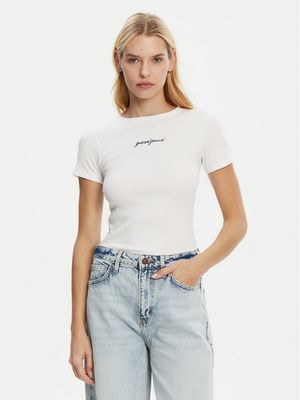 Bluzka damska Guess Jeans ze sklepu: MODIVO w kategorii: Bluzki damskie - zdjęcie WP-EBWP-BKLVO-LN0_0000304595646