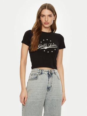 Guess Jeans - Bluzka damska wiosenna ze sklepu: MODIVO w kategorii: Bluzki damskie - zdjęcie WP-EBWP-BKLVO-LN0_0000304595738
