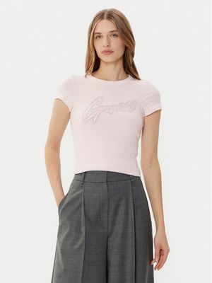 Bluzka damska casual Guess ze sklepu: MODIVO w kategorii: Bluzki damskie - zdjęcie WP-EBWP-BKLVO-LN0_0000304595745