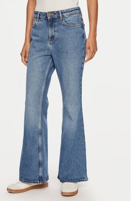 Jeansy damskie w miejskim stylu Wrangler ze sklepu: MODIVO w kategorii: Jeansy damskie - zdjęcie WP-EBWP-BKLVO-LN0_0000304596544